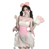 Cute Kawaii Maid Costume Set - Creamy Sweet Devil & Innocent Girl Cosplay Lingerie Outfit thumbnail