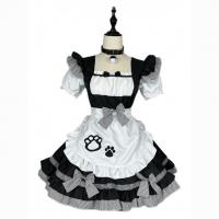 Cute Maid Costume Dress with Cat Ears - Plus Size Lolita Cosplay Outfit for Women thumbnail