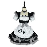 Cute Maid Costume for Women - Anime Cat Girl Lolita Dress with Stretchy Spandex Fabric thumbnail