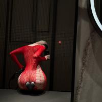 Domoila Bold Moment Sheer Mesh Bodysuit - Sexy European-Style Ripped-Look Fishnet One-Piece thumbnail