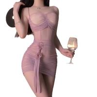 Domoila Sexy Lingerie for Small Bust - Push-Up Seductive Mini Dress, Pure Temptation Bodycon Skirt thumbnail