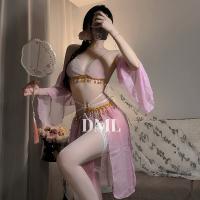 Dunhuang Feitian Dance Costume - Chinese Ancient Style Erotic Hanfu Lingerie, No-Remove Sensual Outfit thumbnail