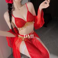 Dunhuang Feitian Dance Costume - Chinese Ancient Style Erotic Hanfu Lingerie, No-Remove Sensual Outfit thumbnail