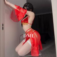 Dunhuang Feitian Dance Costume - Chinese Ancient Style Erotic Hanfu Lingerie, No-Remove Sensual Outfit thumbnail