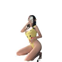 DVA Cosplay Costume - Overwatch Women's Sexy Bodysuit & Anime Themed Lingerie Set thumbnail