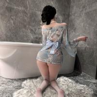 Feiniao Kuiyue Sexy Kimono Lingerie Set - No-Remove Seductive Sleepwear & Costume Outfit for Passionate Nights thumbnail