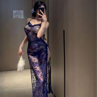 Orange Flame Lingerie for Women - Seductive Modest-Style Lace Slip Dress & Sleepwear Set thumbnail