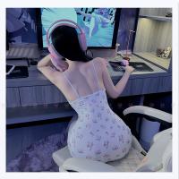 Floral Lace Contrast Low-Cut Sexy Slip Dress - Pure Temptation Bodycon Mini Skirt Lingerie thumbnail