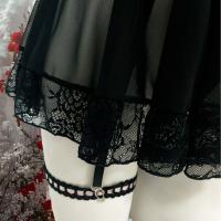 French Lace Sheer Chemise Nightgown - Sexy Backless Pink Black Sensual Sleepwear with Matching Thong thumbnail