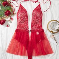 Luxury Full-Lace Sheer Bodysuit for Women – Sexy European-Style Erotic Lingerie Set thumbnail