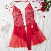 Luxury Full-Lace Sheer Bodysuit for Women – Sexy European-Style Erotic Lingerie Set thumbnail