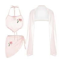 Glorious Sensual Summer Lingerie Set – Sheer Hanfu-Inspired Bodysuit, Shorts & Shawl Outfit thumbnail