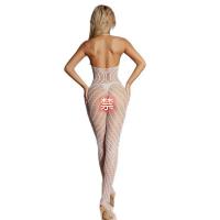 Glow-in-the-Dark Lace Bodysuit for Women – Sexy Sheer Mesh Open-Crotch One-Piece Lingerie,Europe and America-Style Eroti thumbnail
