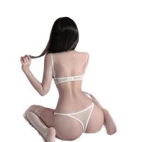 Golden Night Floral Lace Lingerie Set - Sexy Push-Up Bra & Matching Panty for Women thumbnail