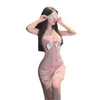 Golden Night Sweet Neckline Lingerie - Sensual Butterfly Bra Set with Sheer Cup Detail for Women thumbnail