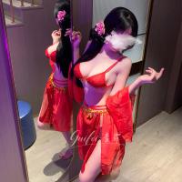 Guifei Sensual Lingerie Set - Exotic Silk Flowing Tassel Tang Dynasty Flyaway Sheer Costume thumbnail