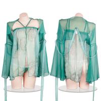 Huanqing Original Chinese Ancient Style Sheer Hanfu Bustier Dress - Sexy Lingerie for Women thumbnail