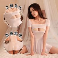 Ice Silk Transparent Tight Lingerie Set – Smooth, Stretchy Revealing Chest Dress & Sexy Bodycon Mini thumbnail