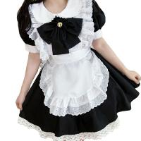 Japanese Cute Bunny Maid Cosplay Dress - Black & White Lolita Servant Outfit for Women thumbnail