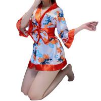 Japanese Kimono Costume Set - Sexy & Cute Role Play Lingerie Outfit, One-Piece Cosplay Ensemble thumbnail