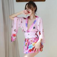 Japanese Kimono Lingerie Set - Sexy Women's Costume Outfit for Cosplay, Stage Performance & Role Play thumbnail