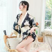 Japanese Kimono-Style Seductive Lace Robe Set for Role Play & Intimate Nights thumbnail