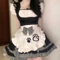 Japanese Lolita Dress for Girls - Cute Cat Ear Maid Outfit, Soft Girly Cosplay Dress for Daily Wear & Photoshoots thumbnail