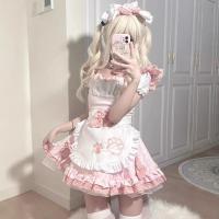 Japanese Maid Cosplay Dress - Sweet Cat-Themed Lolita Dress for Cute Soft Girl Aesthetic thumbnail