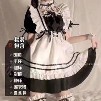 Japanese Maid Costume Dress - Cute Anime Schoolgirl Lolita Outfit for Women, Plus Size Cosplay Dress thumbnail
