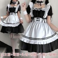 Japanese Maid Costume Dress - Cute Anime Schoolgirl Lolita Outfit for Women, Plus Size Cosplay Dress thumbnail