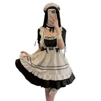 Japanese Maid Costume Dress - Kawaii Student Lolita Outfit for Women, Soft Cute Cosplay Set, Plus Size Anime Fashion thumbnail