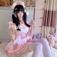 Japanese Maid Dress Cosplay Outfit - Sweet Cat Theme Lolita Dress for Girls & Anime Fans thumbnail