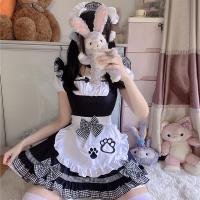 Japanese Maid Dress Cosplay Outfit - Sweet Cat Theme Lolita Dress for Girls & Anime Fans thumbnail