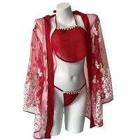 Jingruohan Japanese Kimono Sheer Set - Sexy Lace Sleepwear & Seductive No-Remove Lingerie Outfit thumbnail