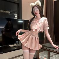 JinXiao JK Flirty Lingerie Skirt - Pure-Yu Pleated Sensual Dress, Elegant Temptation Underwear for Women thumbnail