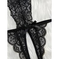 Luxury Lace Bodysuit for Women - Sheer Sexy Full-Lace Erotic Lingerie Set, Ultra-Feminine & Breathable thumbnail