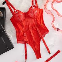 Luxury Lace Bodysuit for Women – Sheer Sexy Intimate Lingerie, European Style Erotic Underwear for Adults thumbnail
