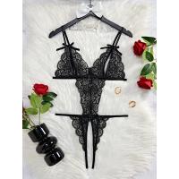 Luxury Lace Bodysuit for Women - Sheer Sexy Full-Lace Erotic Lingerie Set, Ultra-Feminine & Breathable thumbnail