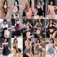 Premium Lace Lingerie Set - Sexy Sheer Costume Sleepwear for Cosplay & Date Night Fun thumbnail