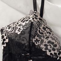 Lace Mesh Sexy Bodysuit - Seductive Sheer Lace Chemise Sleepwear for Women, Sensual Intimate Lingerie Set thumbnail
