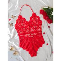 Lace Sheer Bodysuit for Women - Sexy Full-Lace Erotic Lingerie, European & US Style Intimate Wear thumbnail