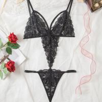Lace Sheer Bodysuit for Women - Sexy Full-Lace Erotic Lingerie, European & US Style Intimate Wear thumbnail