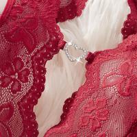 Lace Sheer Bodysuit for Women - Sexy European Style Erotic Lingerie, Full-Body Transparent Intimate Wear thumbnail