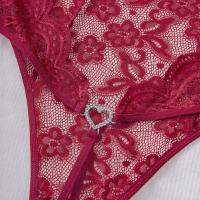 Lace Sheer Bodysuit for Women - Sexy European Style Erotic Lingerie, Full-Body Transparent Intimate Wear thumbnail