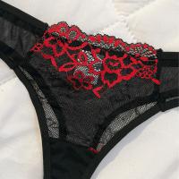 Luxury Lace Sheer Bra Set - Plus Size Sexy Lingerie Set for Women, Transparent Mesh & Floral Embroidery thumbnail