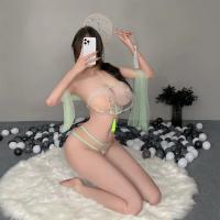 Lace Sheer Sleepwear Set - Chinese-Inspired Pure Temptation Hanfu-Style Busty Lingerie & Bedtime Bodysuit thumbnail