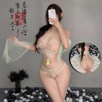 Lace Sheer Sleepwear Set - Chinese-Inspired Pure Temptation Hanfu-Style Busty Lingerie & Bedtime Bodysuit thumbnail