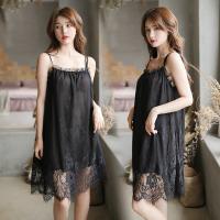 Lace Sleep Dress for Women - Sexy Sheer Backless Lounge Dress, Romantic & Flirty Bedroom Lingerie Set thumbnail