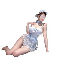Lemon Story Seductive Maid Costume - Sexy Backless Female Uniform Outfit for Role Play & Cosplay thumbnail