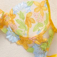 Lightweight Lace Embroidered Sexy Lingerie Set – Adjustable Side-Tie Thong & Bra thumbnail
